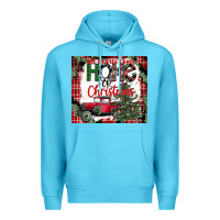 Ocean Blue christmas homecoming celebration Premium Hoodie - CowhideDigitalArt