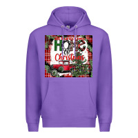 Purple christmas homecoming celebration Premium Hoodie - CowhideDigitalArt