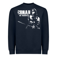Navy conan the barbarian vintage Heavyweight Sweatshirt - artisFamous
