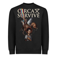 Black Circa Survive Heavyweight Sweatshirt - artisFamous