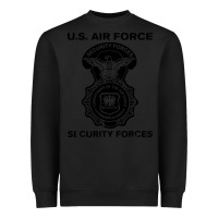 Black air force security forces Heavyweight Sweatshirt - artisFamous