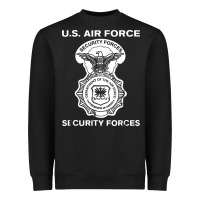 Black air force security forces Heavyweight Sweatshirt - artisFamous