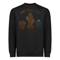 Black cool cactus Heavyweight Sweatshirt - artisFamous