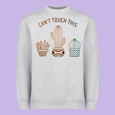 Cool Cactus Heavyweight Sweatshirt Designed By Artisfamous