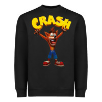 Black crash bandicoot Heavyweight Sweatshirt - artisFamous
