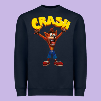 Crash Bandicoot Heavyweight Sweatshirt Designed By Artisfamous