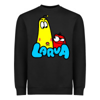 Black larva cartoon Heavyweight Sweatshirt - artisFamous
