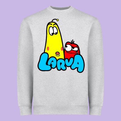 Larva Cartoon Heavyweight Sweatshirt Designed By Artisfamous