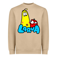 Mushroom larva cartoon Heavyweight Sweatshirt - artisFamous