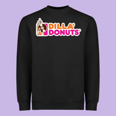 Dilla' Donuts Heavyweight Sweatshirt Designed By Artisfamous