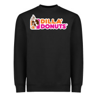 Black dilla' donuts Heavyweight Sweatshirt - artisFamous
