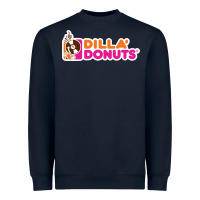 Navy dilla' donuts Heavyweight Sweatshirt - artisFamous