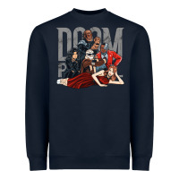 Navy doom breakfast patrol Heavyweight Sweatshirt - artisFamous