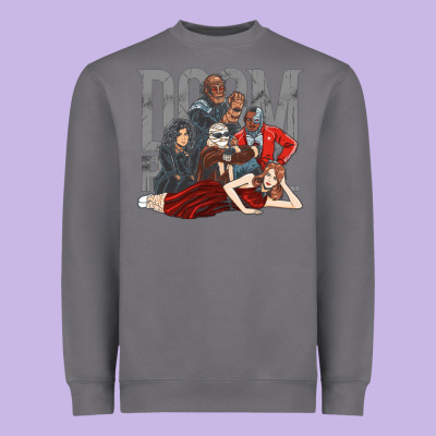 Doom Breakfast Patrol Heavyweight Sweatshirt Designed By Artisfamous
