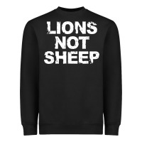 Black lions not sheep Heavyweight Sweatshirt - artisFamous