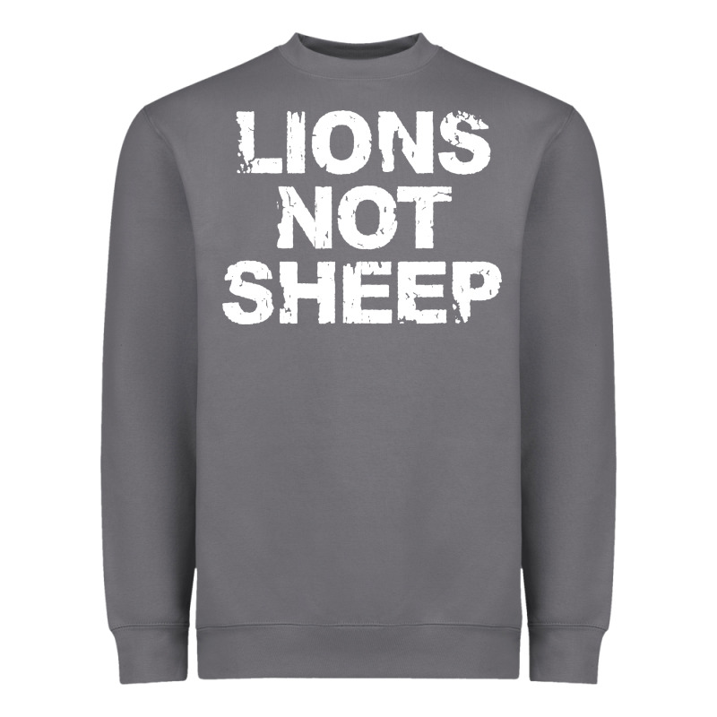 Lions Not Sheep Heavyweight Sweatshirt by artisFamous | Teevron