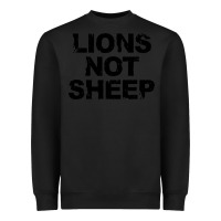 Black lions not sheep Heavyweight Sweatshirt - artisFamous