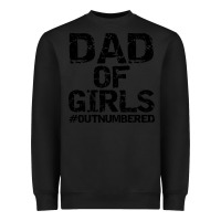 Black dad of girls Heavyweight Sweatshirt - artisFamous