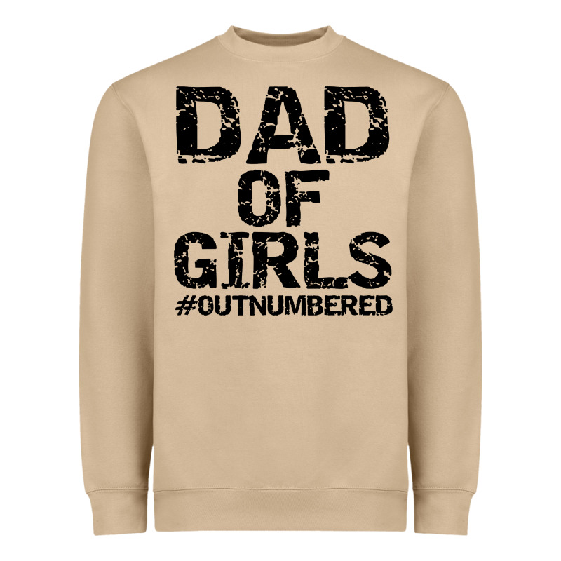 Dad Of Girls Heavyweight Sweatshirt by artisFamous | Teevron