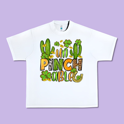 Un Pinch Able  St. Patrick's Day Urban Heavy Tee Designed By Oliviacreatesart