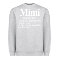 Heather Grey mimi Heavyweight Sweatshirt - artisFamous