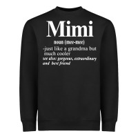 Black mimi Heavyweight Sweatshirt - artisFamous