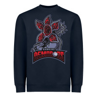 Navy hawkins demodogs Heavyweight Sweatshirt - artisFamous