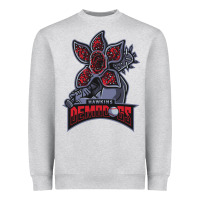 Heather Grey hawkins demodogs Heavyweight Sweatshirt - artisFamous
