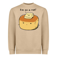 Mushroom i'm on a roll! Heavyweight Sweatshirt - artisFamous