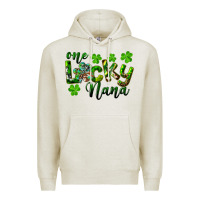 Oatmeal Heather St. Patrick's Day One Lucky Nana Premium Hoodie - RanaPortraitStore