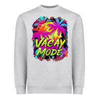Heather Grey vacay mode Heavyweight Sweatshirt - BarkalooDesign
