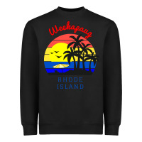 Black weekapaug, rhode island sunset Heavyweight Sweatshirt - artisFamous
