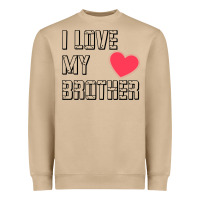 Mushroom i love my brother, brothers day , brother sister  love Heavyweight Sweatshirt - artisFamous