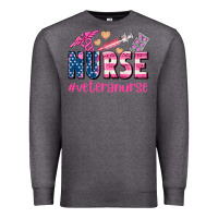 Charcoal Heather veteran nurse Premium Sweatshirt - AdoDesignShop