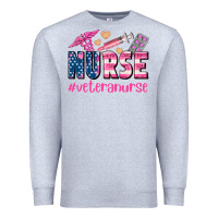 Heather Grey veteran nurse Premium Sweatshirt - AdoDesignShop