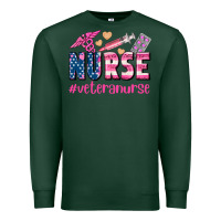 Sports Green veteran nurse Premium Sweatshirt - AdoDesignShop