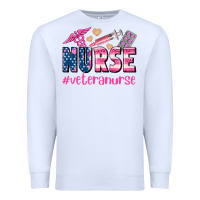 White veteran nurse Premium Sweatshirt - AdoDesignShop