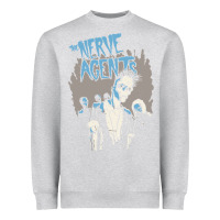 Heather Grey the nerve agents Heavyweight Sweatshirt - artisFamous