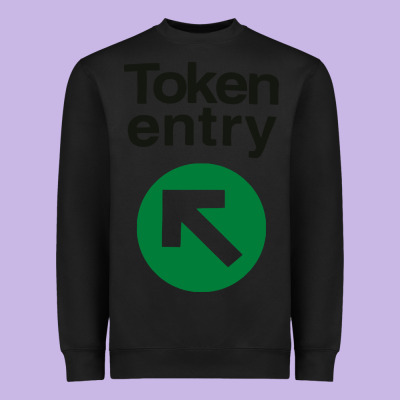 Token Entry Heavyweight Sweatshirt Designed By Artisfamous