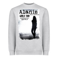 Heather Grey alanis morissette, world tour Heavyweight Sweatshirt - artisFamous
