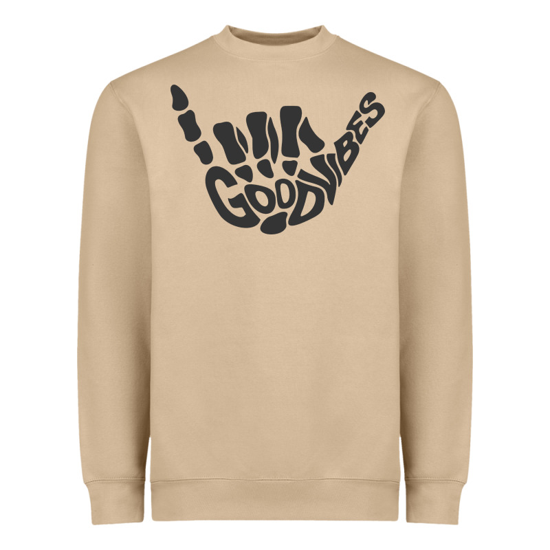Goodvibes Shaka Heavyweight Sweatshirt by artisFamous | Teevron