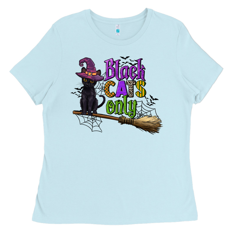 Black Cats Only Ladies Tee by CowGirlArtShop | Teevron