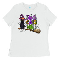 White black cats only Ladies Tee - CowGirlArtShop