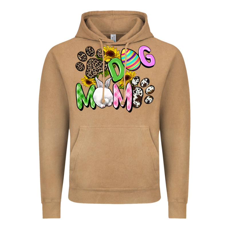 Dog Mom Easter Mother's Day Vintage Hoodie by FaDigitalArtStudio | Teevron
