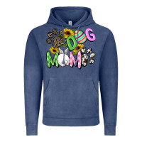 Vintage Denim Dog mom Easter Mother's Day Vintage Hoodie - FaDigitalArtStudio