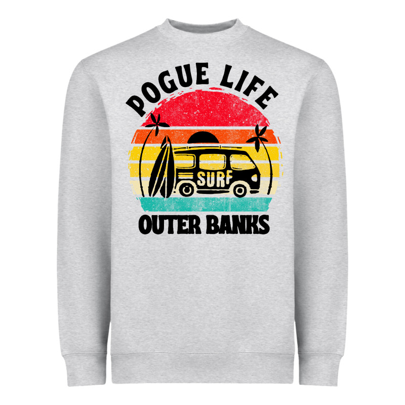 Car Pogue Life Outer Banks Heavyweight Sweatshirt by artisFamous | Teevron