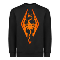 Black skyrim elder scrolls oblivion Heavyweight Sweatshirt - artisFamous
