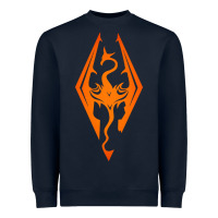 Navy skyrim elder scrolls oblivion Heavyweight Sweatshirt - artisFamous