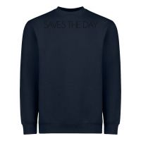 Navy Saves The Day Heavyweight Sweatshirt - artisFamous