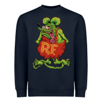 Navy classic rat fink Heavyweight Sweatshirt - artisFamous